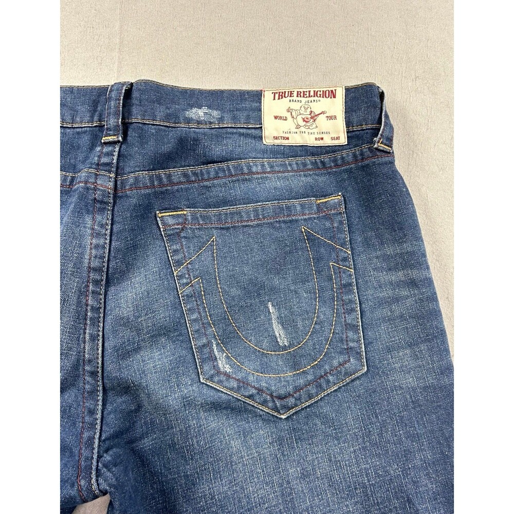 True Religion Mens Ricky Relaxed Straight Denim Jeans Size 40